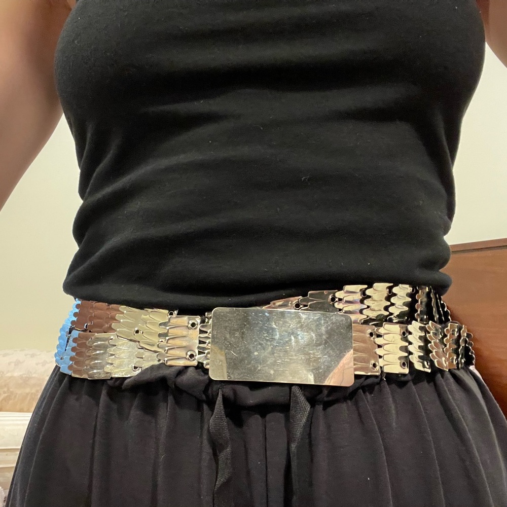 Vintage silver belt